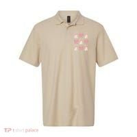 Easter Bunny Coquette Bow Ribbon Rabbit Lover Gift Polo thumb 0