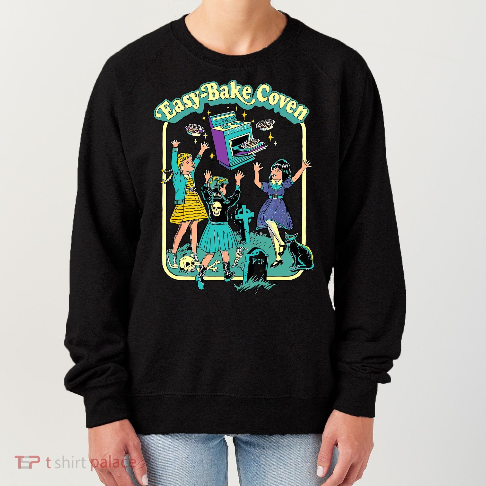 Easy Bake Coven Retro Halloween 90s Women's Sweatshirt
