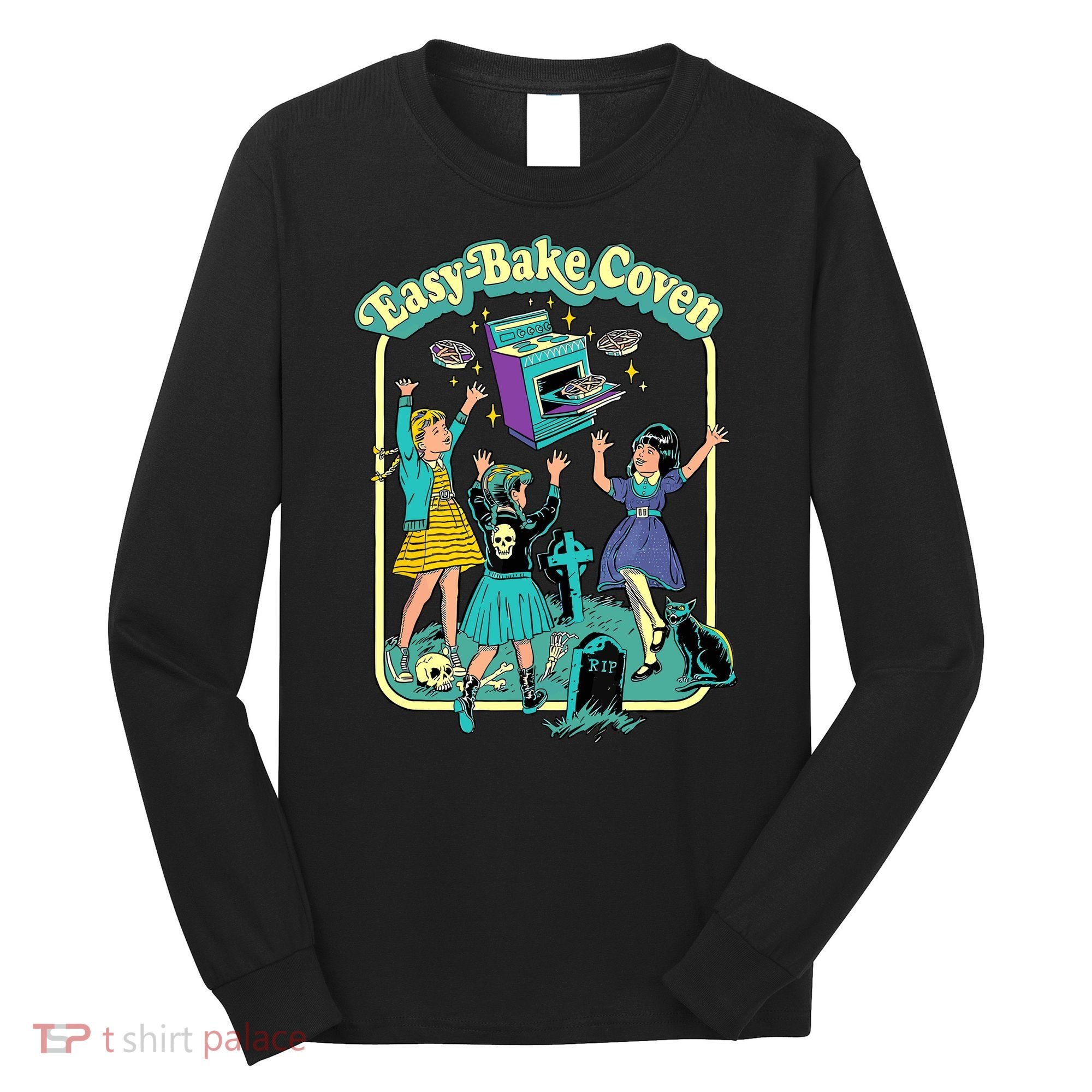 Easy Bake Coven Retro Halloween 90s Long Sleeve Shirt