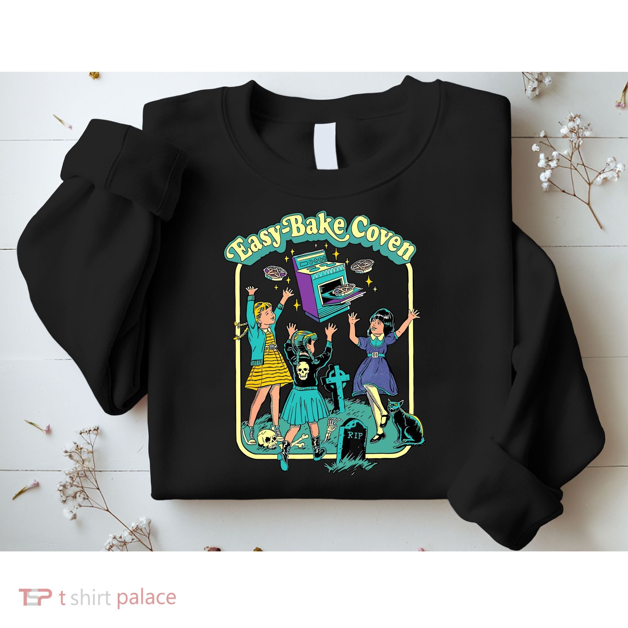 Easy Bake Coven Retro Halloween 90s Sweatshirt