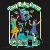 Easy Bake Coven Retro Halloween 90s Button thumb 1