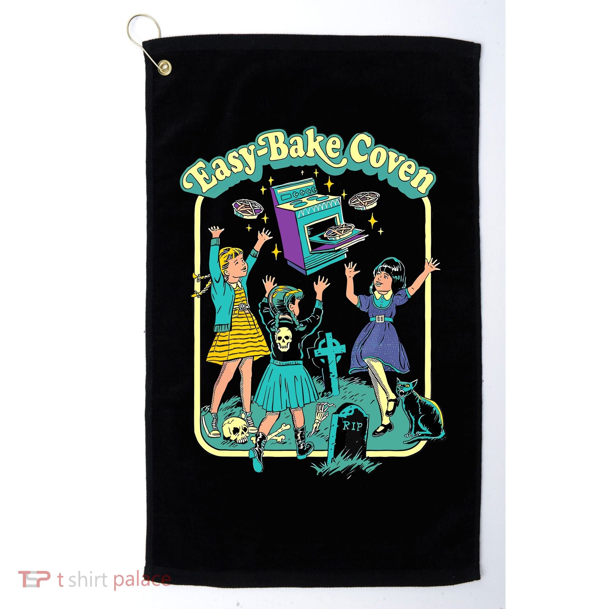 Easy Bake Coven Retro Halloween 90s Golf Towel