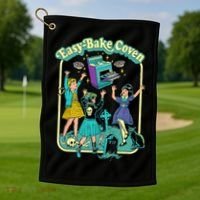 Easy Bake Coven Retro Halloween 90s Golf Towel thumb 1