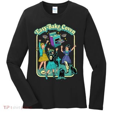 Easy Bake Coven Retro Halloween 90s Women's Long Sleeve Shirt