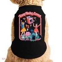 Easy Bake Coven Halloween Retro Halloween 90s Groovy Doggie Tank thumb 0