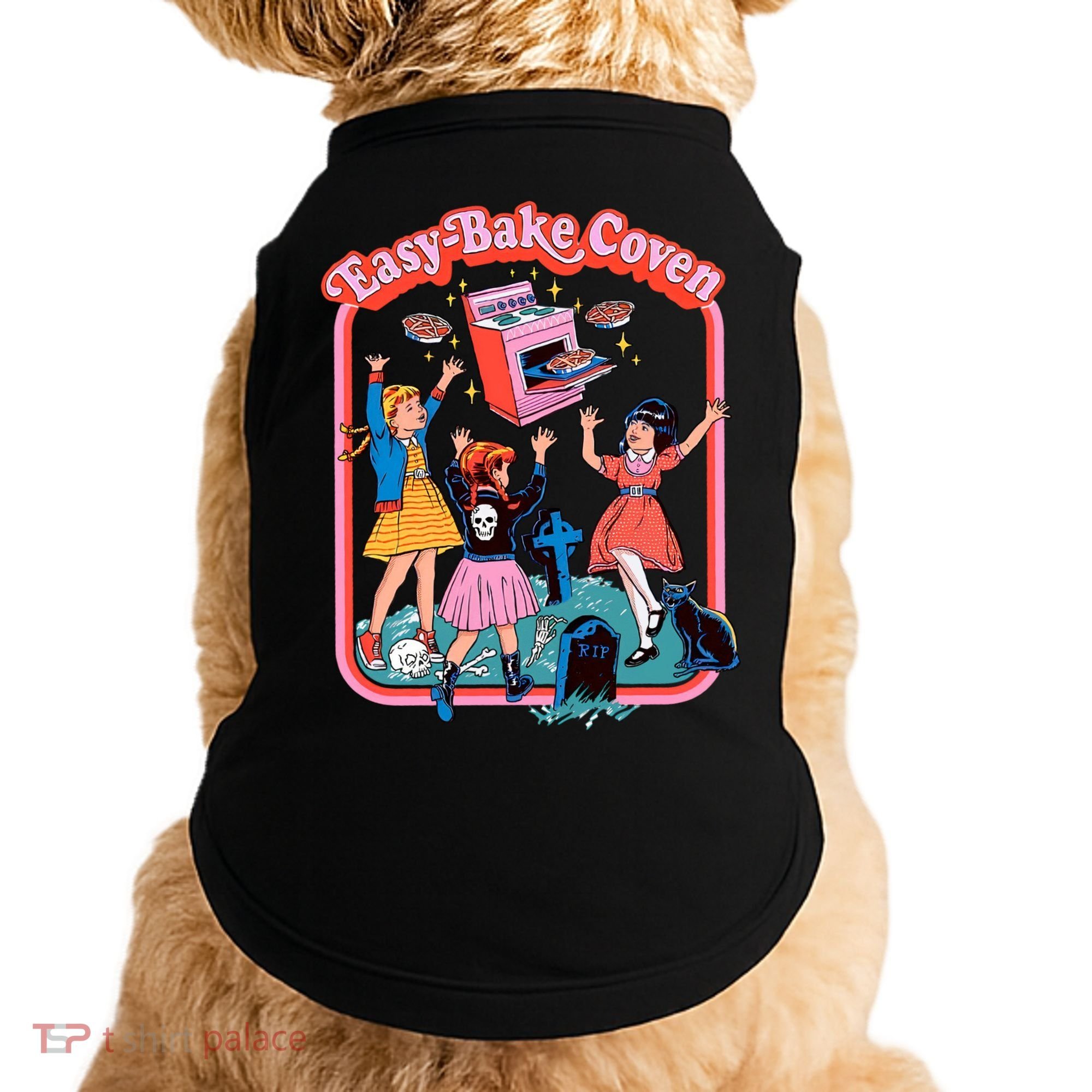 Easy Bake Coven Halloween Retro Halloween 90s Groovy Doggie Tank
