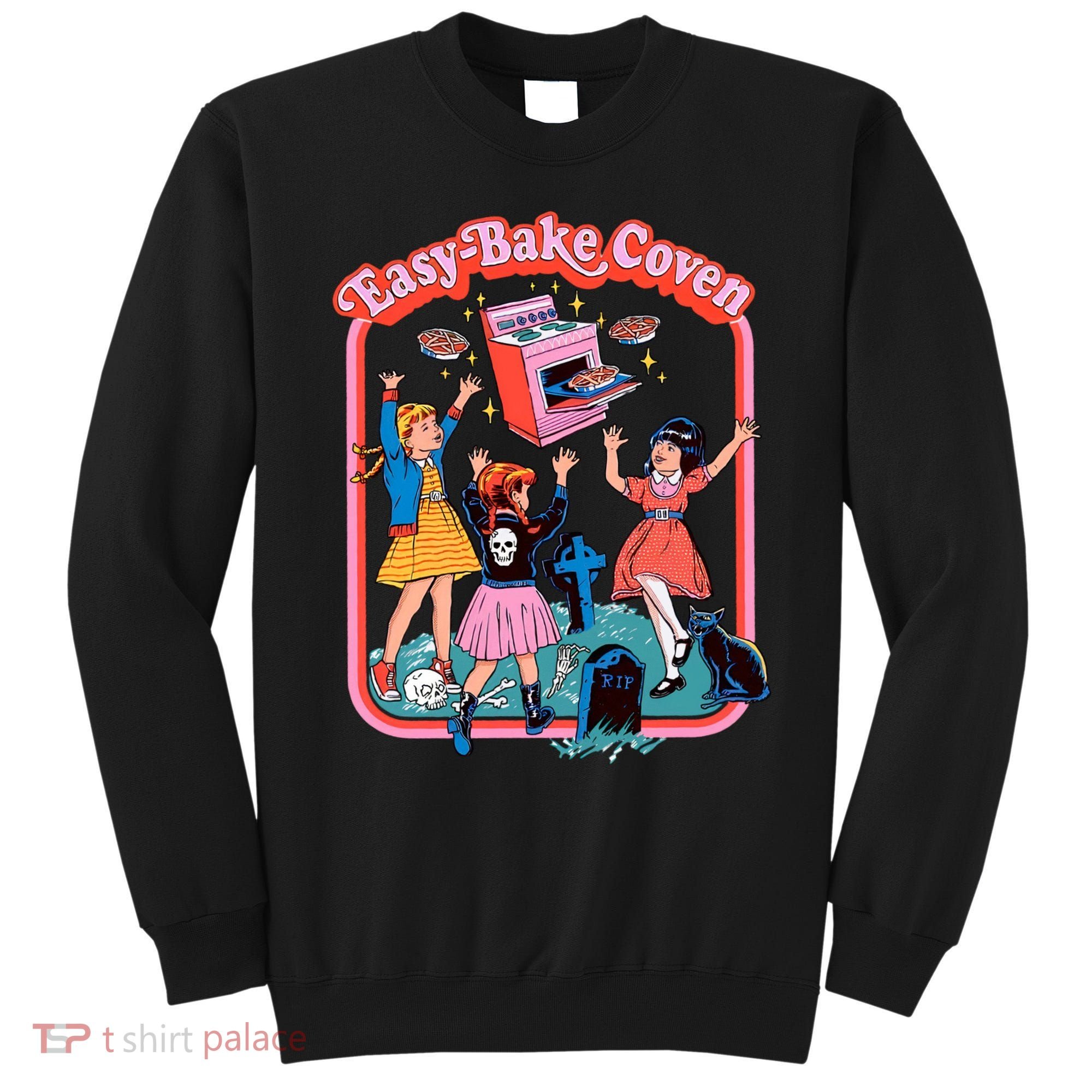 Easy Bake Coven Halloween Retro Halloween 90s Groovy Sweatshirt