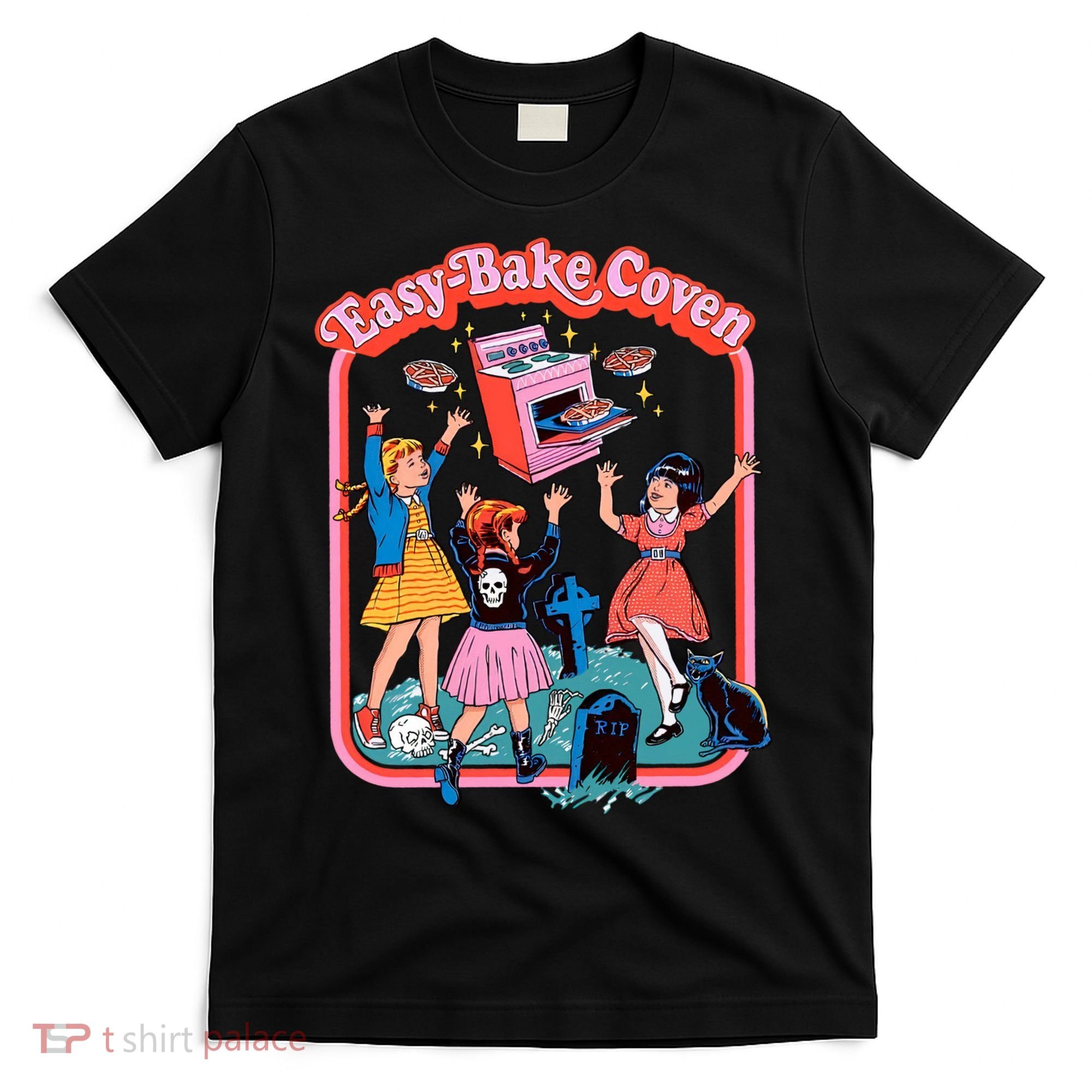 Easy Bake Coven Halloween Retro Halloween 90s Groovy T-Shirt