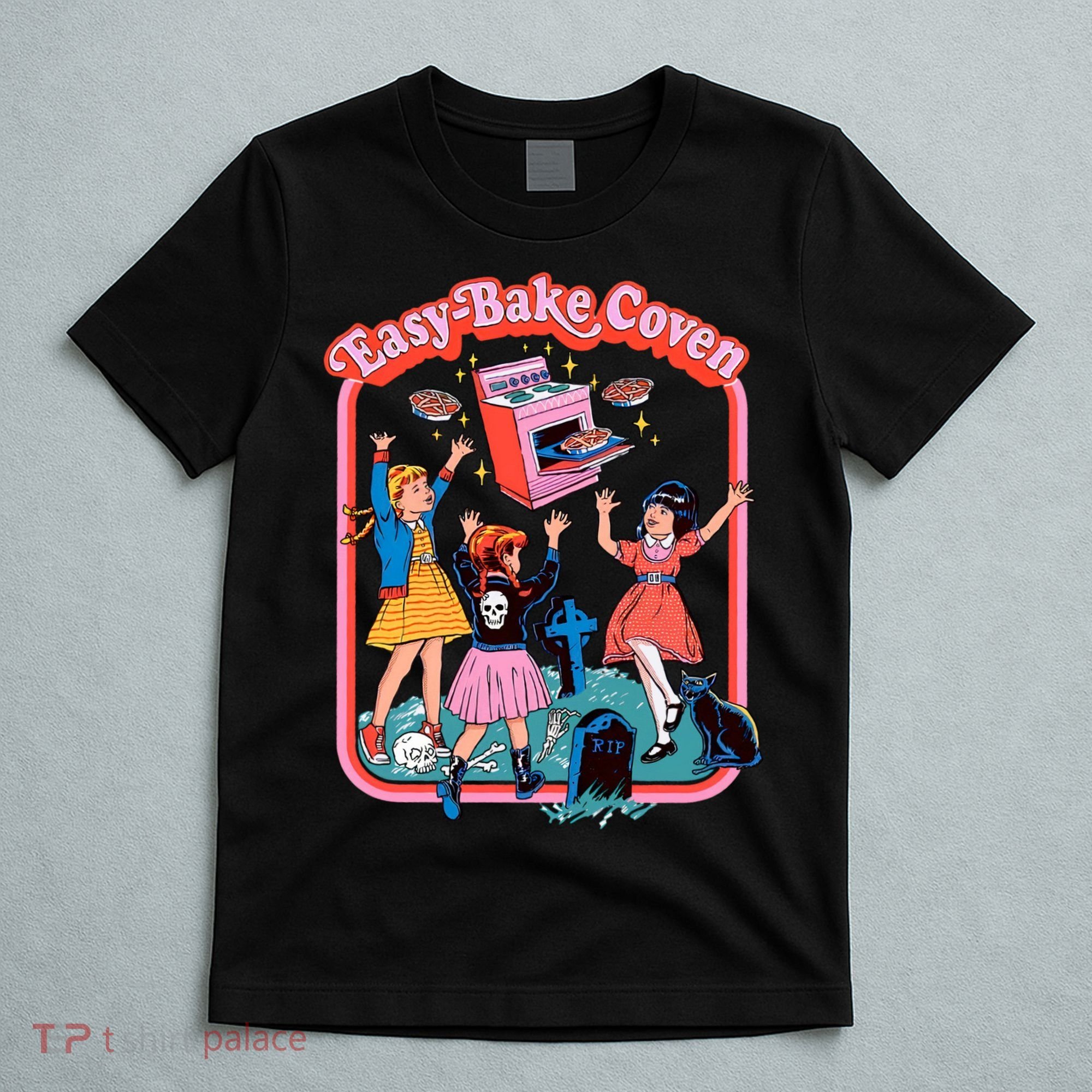 Easy Bake Coven Halloween Retro Halloween 90s Groovy T-Shirt