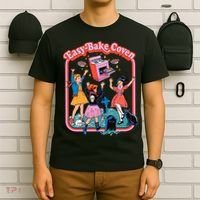 Easy Bake Coven Halloween Retro Halloween 90s Groovy T-Shirt thumb 6
