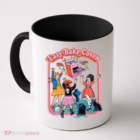 Easy Bake Coven Halloween Retro Halloween 90s Groovy Coffee Mug thumb 0