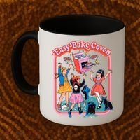 Easy Bake Coven Halloween Retro Halloween 90s Groovy Coffee Mug thumb 2