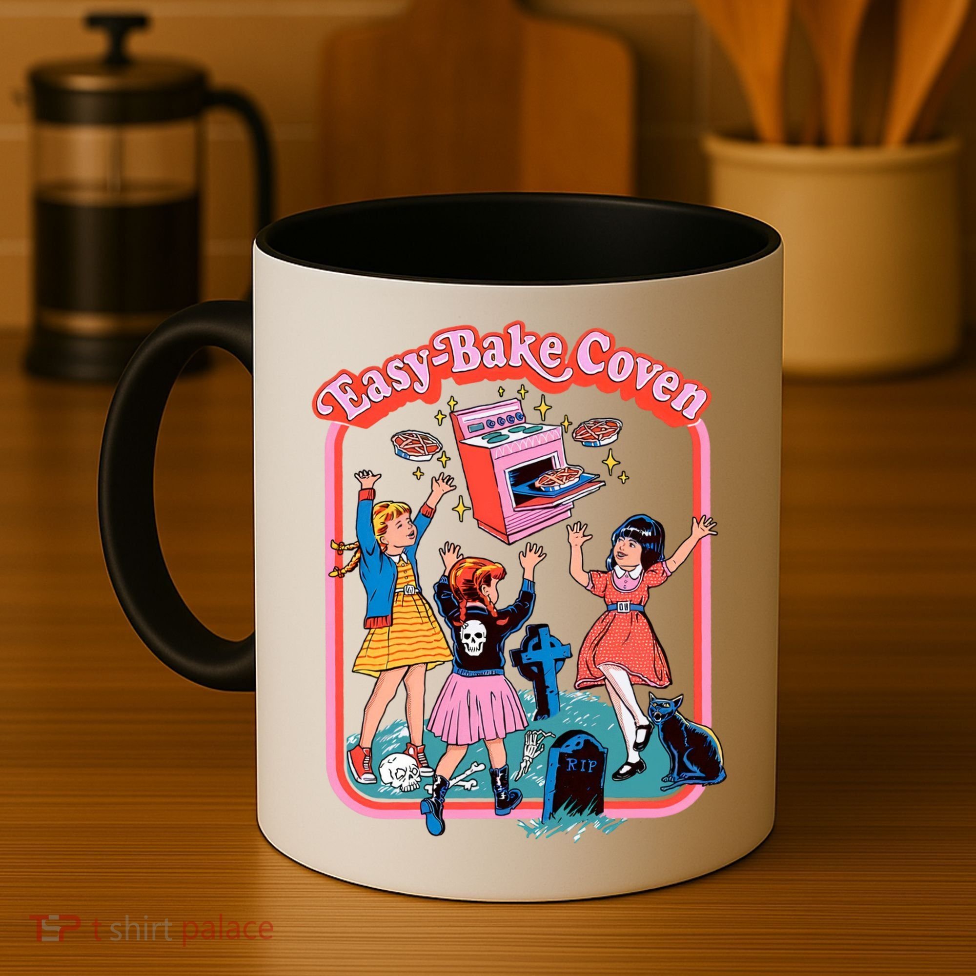 Easy Bake Coven Halloween Retro Halloween 90s Groovy Coffee Mug