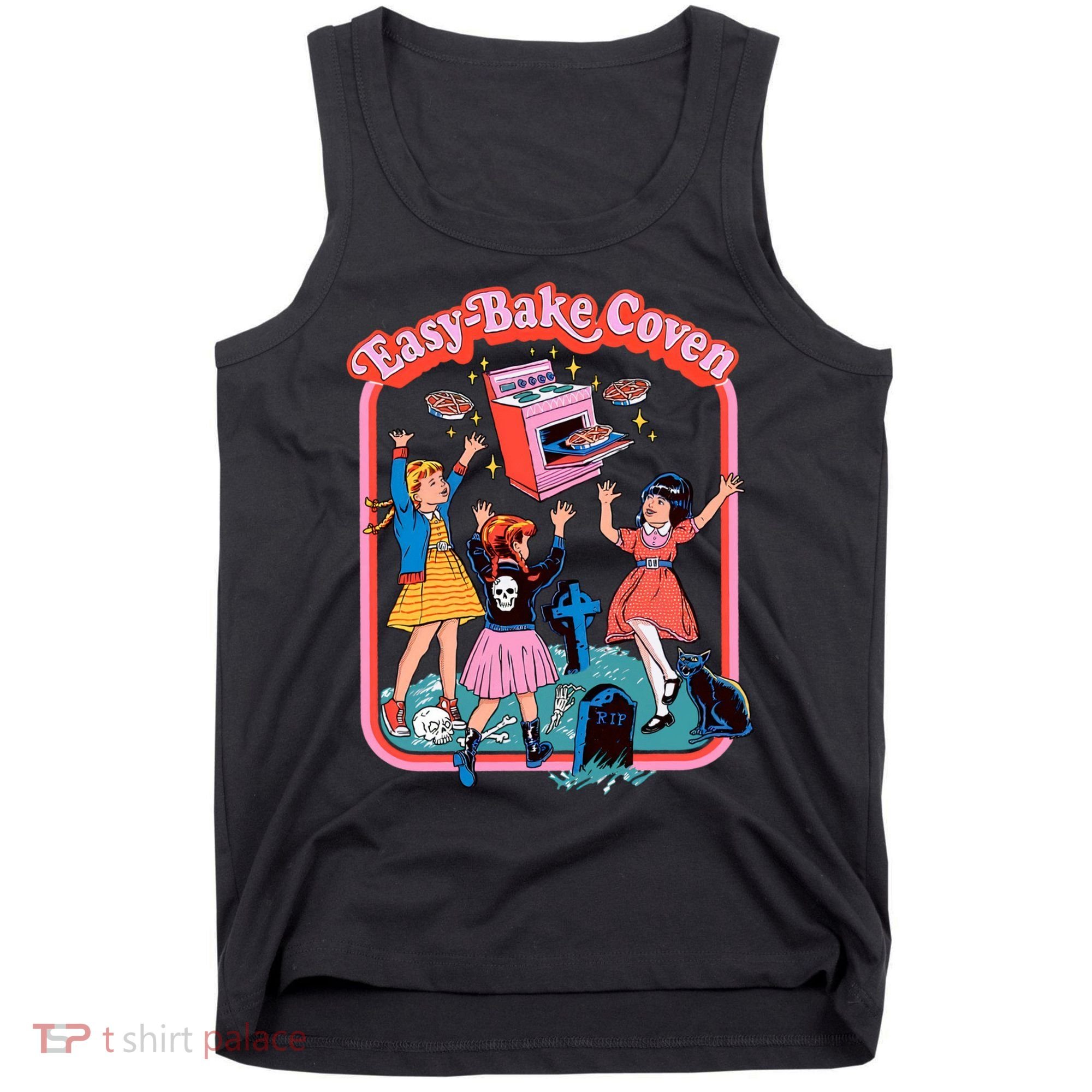 Easy Bake Coven Halloween Retro Halloween 90s Groovy Tank Top
