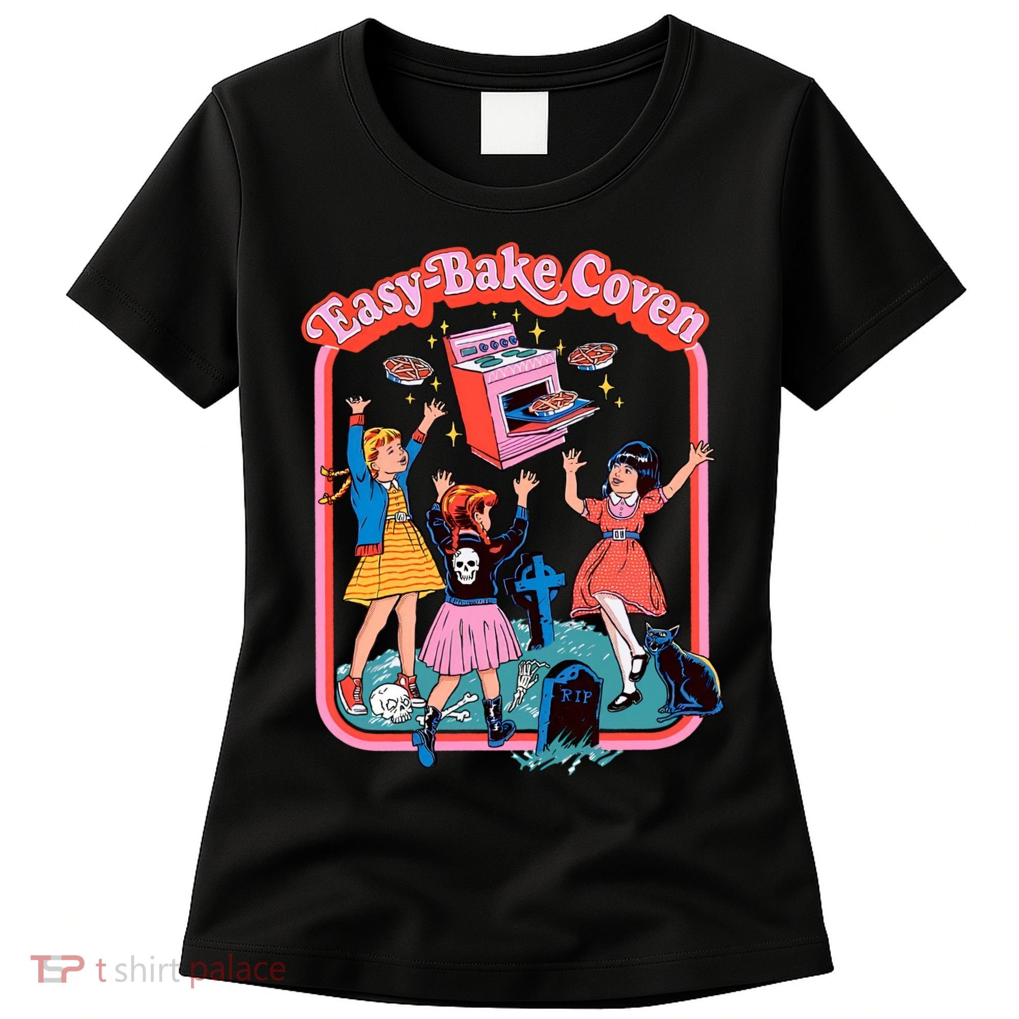 Easy Bake Coven Halloween Retro Halloween 90s Groovy Women's T-Shirt