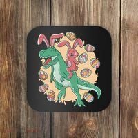 Easter Bunny Dinosaur Festive Holiday Coaster thumb 0