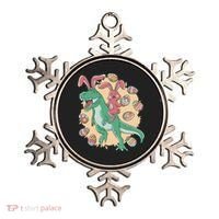 Easter Bunny Dinosaur Festive Holiday Ornament thumb 0