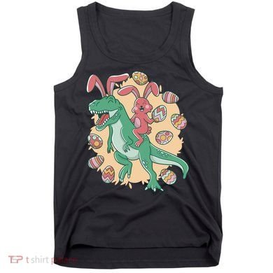 Easter Bunny Dinosaur Festive Holiday Tank Top
