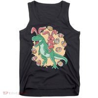 Easter Bunny Dinosaur Festive Holiday Tank Top thumb 0