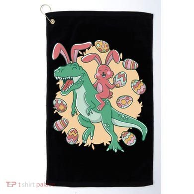 Easter Bunny Dinosaur Festive Holiday Golf Towel