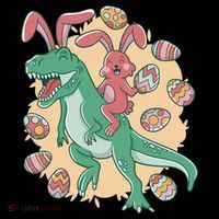 Easter Bunny Dinosaur Festive Holiday Toddler T-Shirt thumb 4