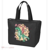 Easter Bunny Dinosaur Festive Holiday Tote Bag thumb 3