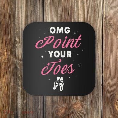 Elegant Ballet Dancer Absolute Your Form Coaster