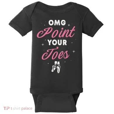 Elegant Ballet Dancer Absolute Your Form Baby Bodysuit