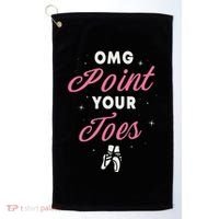 Elegant Ballet Dancer Absolute Your Form Golf Towel thumb 0