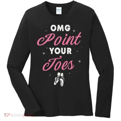 Elegant Ballet Dancer Absolute Your Form Women's Long Sleeve Shirt