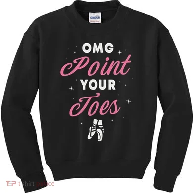 Elegant Ballet Dancer Absolute Your Form Kids Sweatshirt