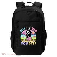 Easter But Did You Dye Easter Day Horror Bunny Ear Graphic Backpack thumb 0