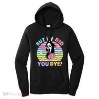 Easter But Did You Dye Easter Day Horror Bunny Ear Graphic Women's Hoodie thumb 0