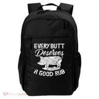 Every Butt Deserves A Good Rub Funny BBQ Backpack thumb 0