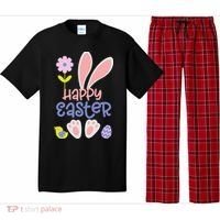 Easter Bunny Ears And Eggs Happy Easter Pajama Set thumb 0