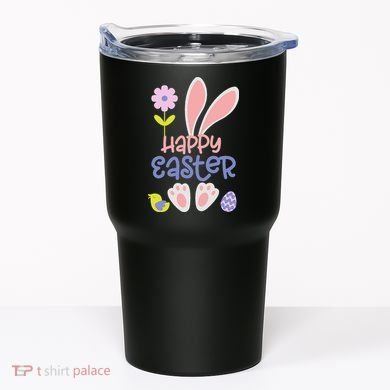 Easter Bunny Ears And Eggs Happy Easter Tumbler
