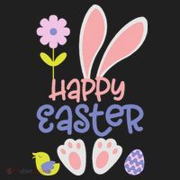 Easter Bunny Ears And Eggs Happy Easter Tumbler thumb 3