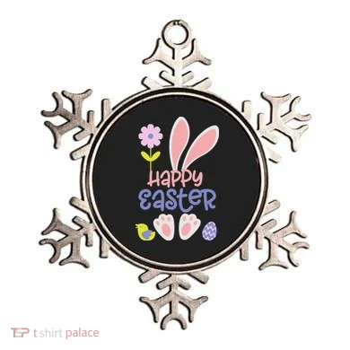 Easter Bunny Ears And Eggs Happy Easter Ornament