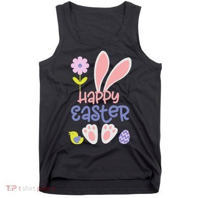 Easter Bunny Ears And Eggs Happy Easter Tank Top