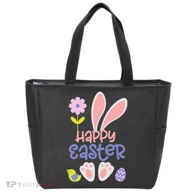 Easter Bunny Ears And Eggs Happy Easter Tote Bag