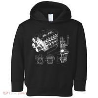 Engine Blueprint Toddler Hoodie thumb 0
