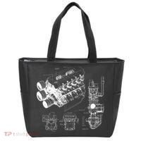 Engine Blueprint Tote Bag thumb 0