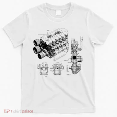 Engine Blueprint T-Shirt