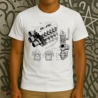 Engine Blueprint T-Shirt thumb 3