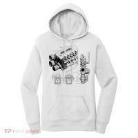 Engine Blueprint Women's Hoodie thumb 0