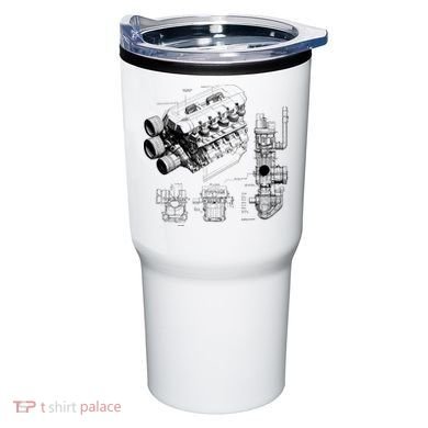 Engine Blueprint Tumbler
