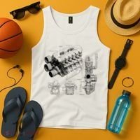 Engine Blueprint Tank Top thumb 4