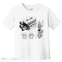 Engine Blueprint Toddler T-Shirt thumb 0