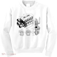Engine Blueprint Kids Sweatshirt thumb 0