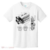 Engine Blueprint Kids T-Shirt thumb 0